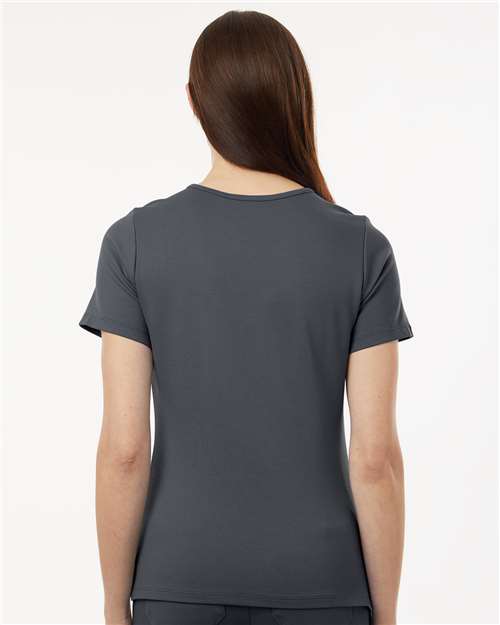 Carbon Grey Women&#39;s Cesi Ultrasoft Scrub V-Neck Top - W30003