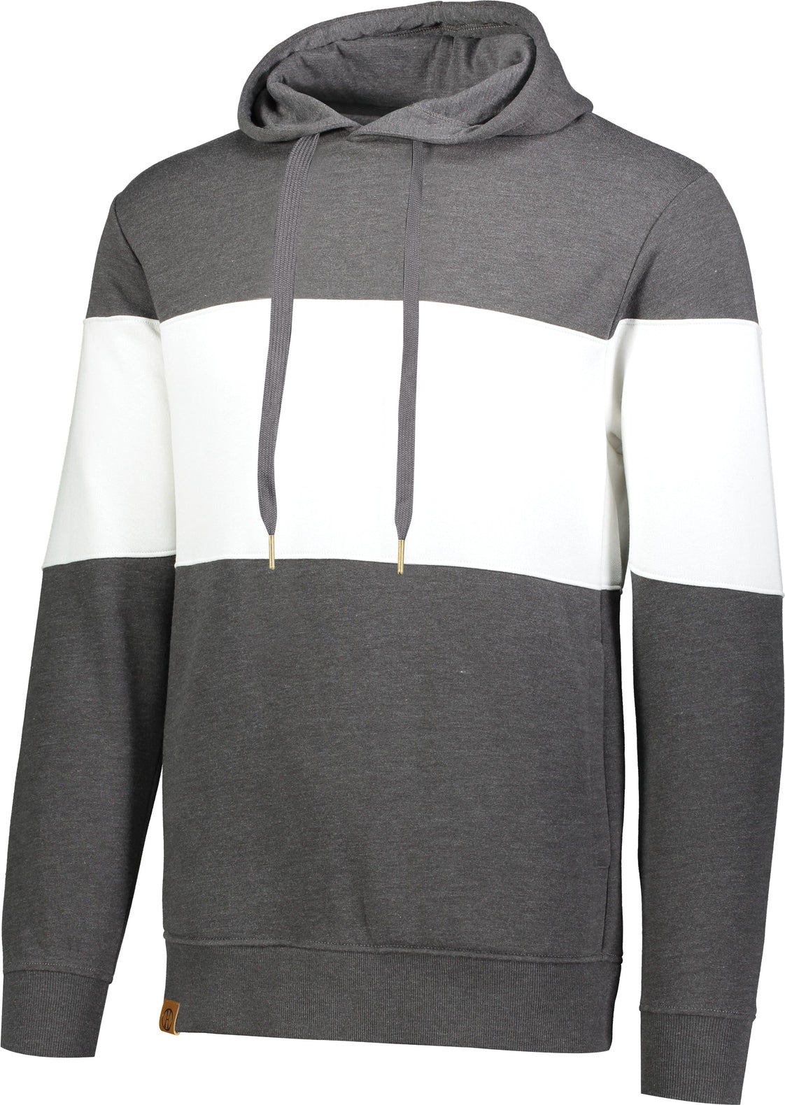 CARBON HEATHER/WHITE ALL-AMERICAN HOODIE