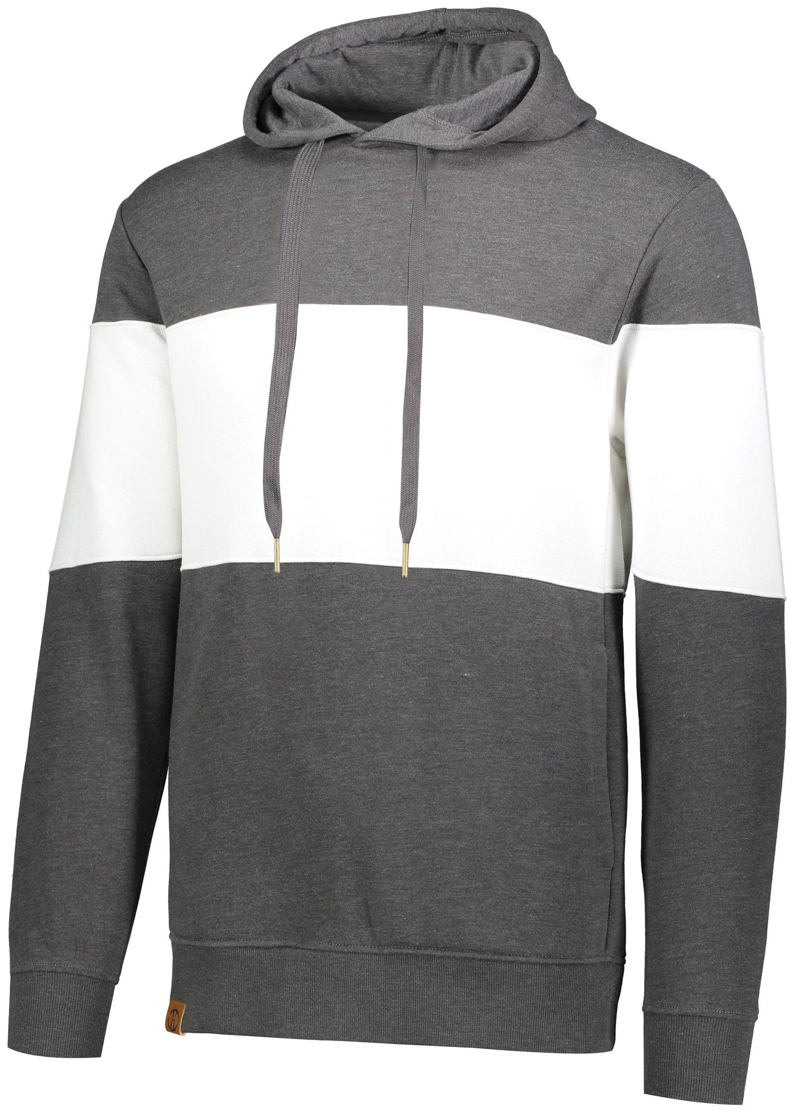 CARBON HEATHER/WHITE ALL-AMERICAN HOODIE