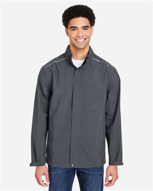 Left View of Carbon Men's Barrier Rain Jacket - CE712