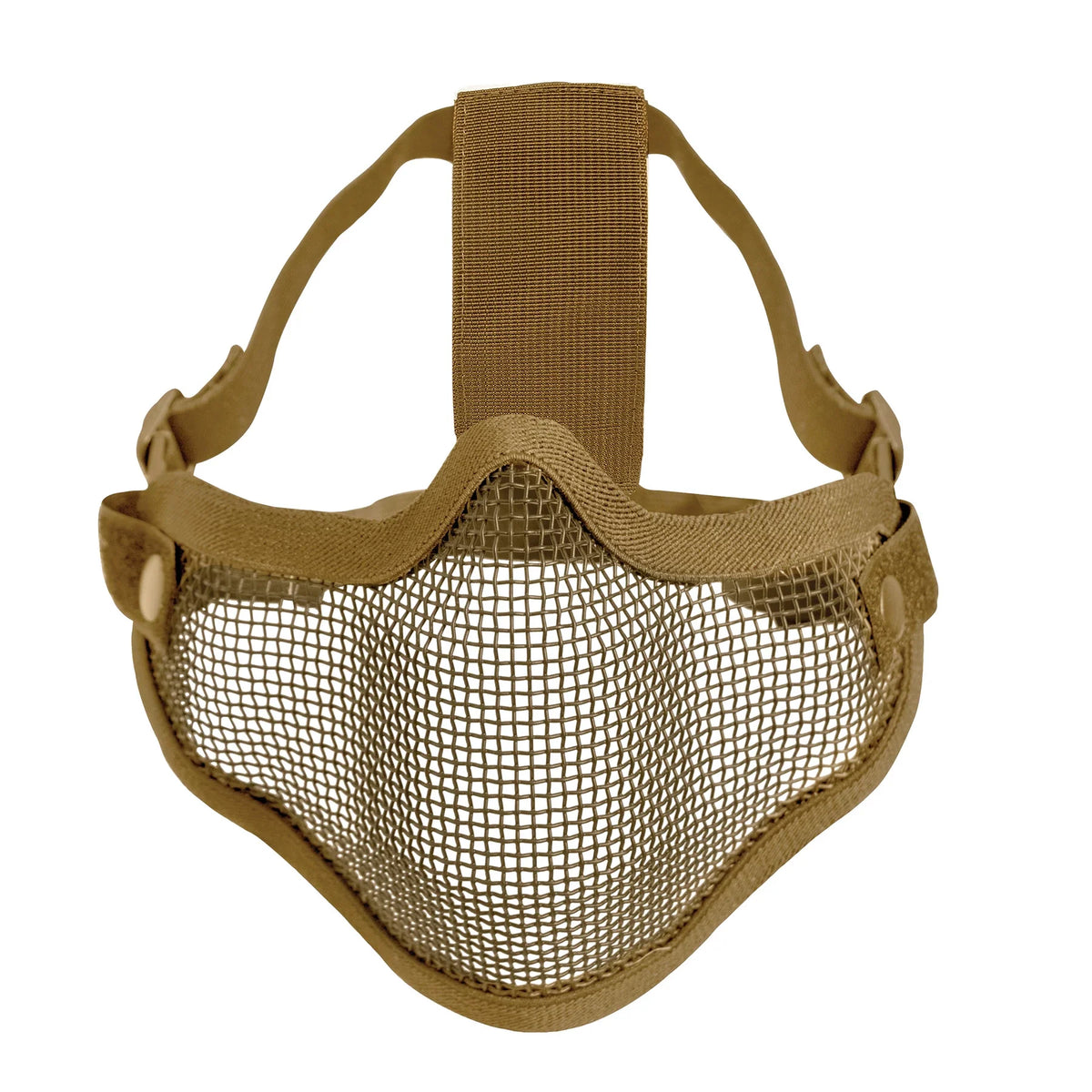 Carbon Steel Half Face Mask - Coyote Brown