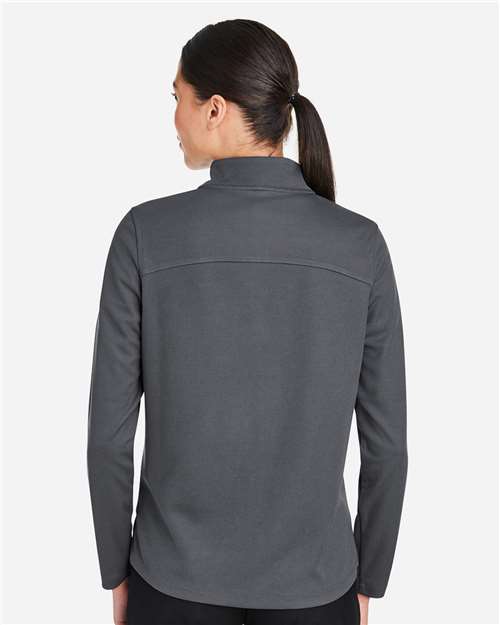 Carbon Women's Express Tech Performance Pique Quarter-Zip Pullover - NE412W