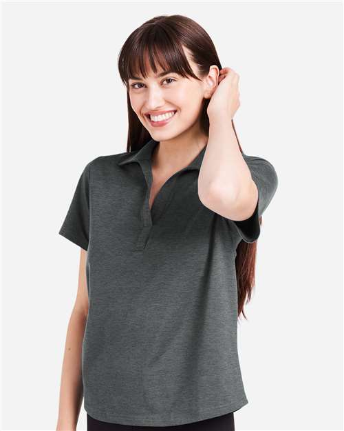 Carbon Women&#39;s Marbled Fairway Polo - PDP7058