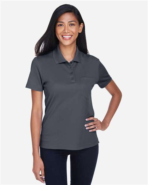 Carbon Women&#39;s Origin Performance Piqué Polo with Pocket - 78181P