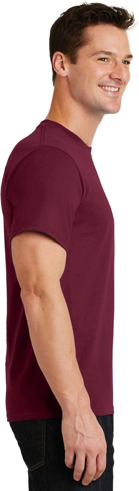 Cardinal Port & Co Essential Tee. PC61