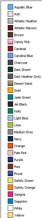 Front View of Cardinal Port & Co Tall Core Blend Tee. PC55T