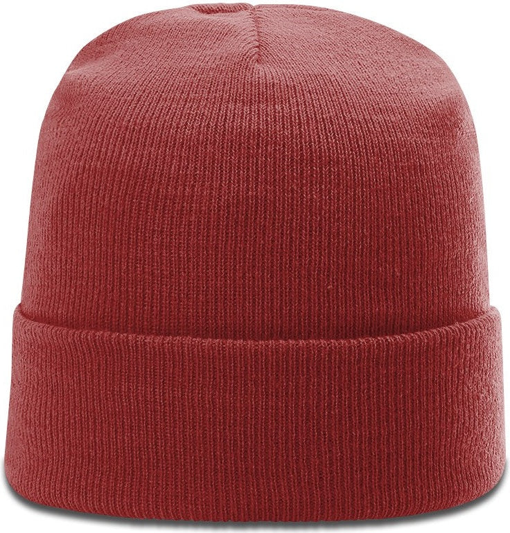 Cardinal Solid Beanie with Cuff