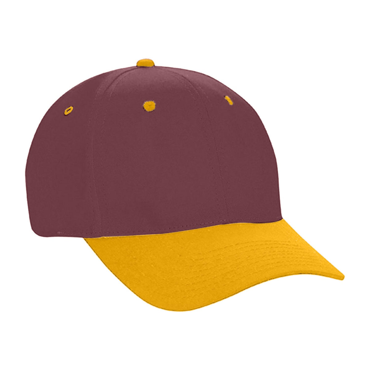 Cardinal/Gold 6 Panel Pro Twill, 2-Tone  grouped