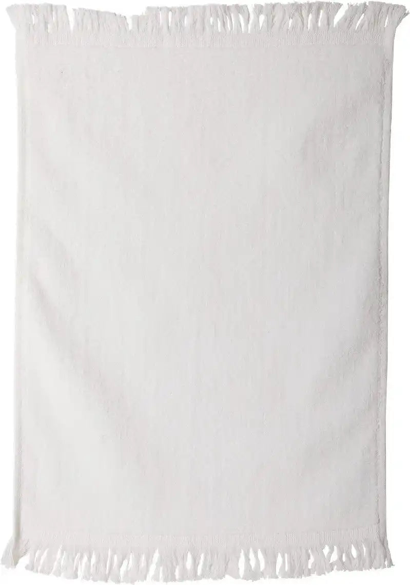 Carmel Towel Company C1118 Fringed - White / one Size Fits Most