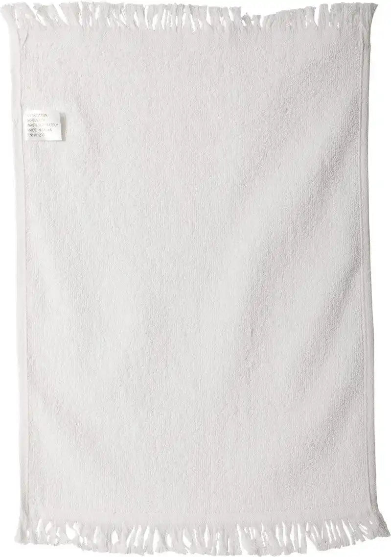 Carmel Towel Company C1118 Fringed - White / one Size Fits Most