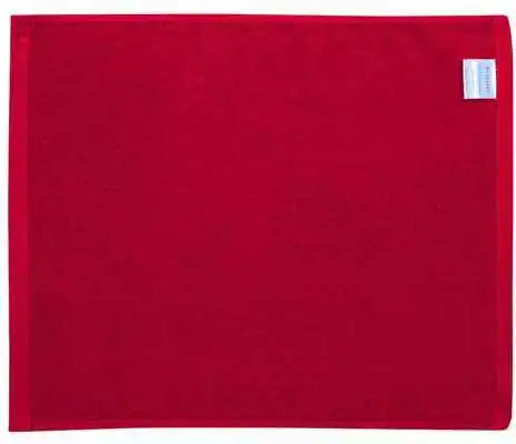 Carmel Towel Company C1518 Velour Hemmed Red / one Size Fits Most