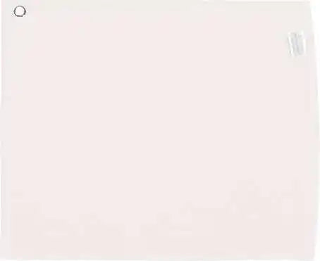 Carmel Towel Company C1518gh Velour Hemmed with Grommet &amp; Hook - White - one Size Fits Most