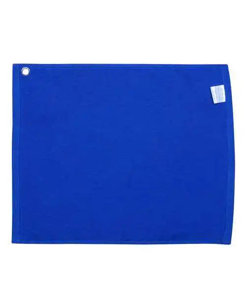 Carmel Towel Company C1518gh Velour Hemmed with Grommet &amp; Hook - Royal - one Size Fits Most