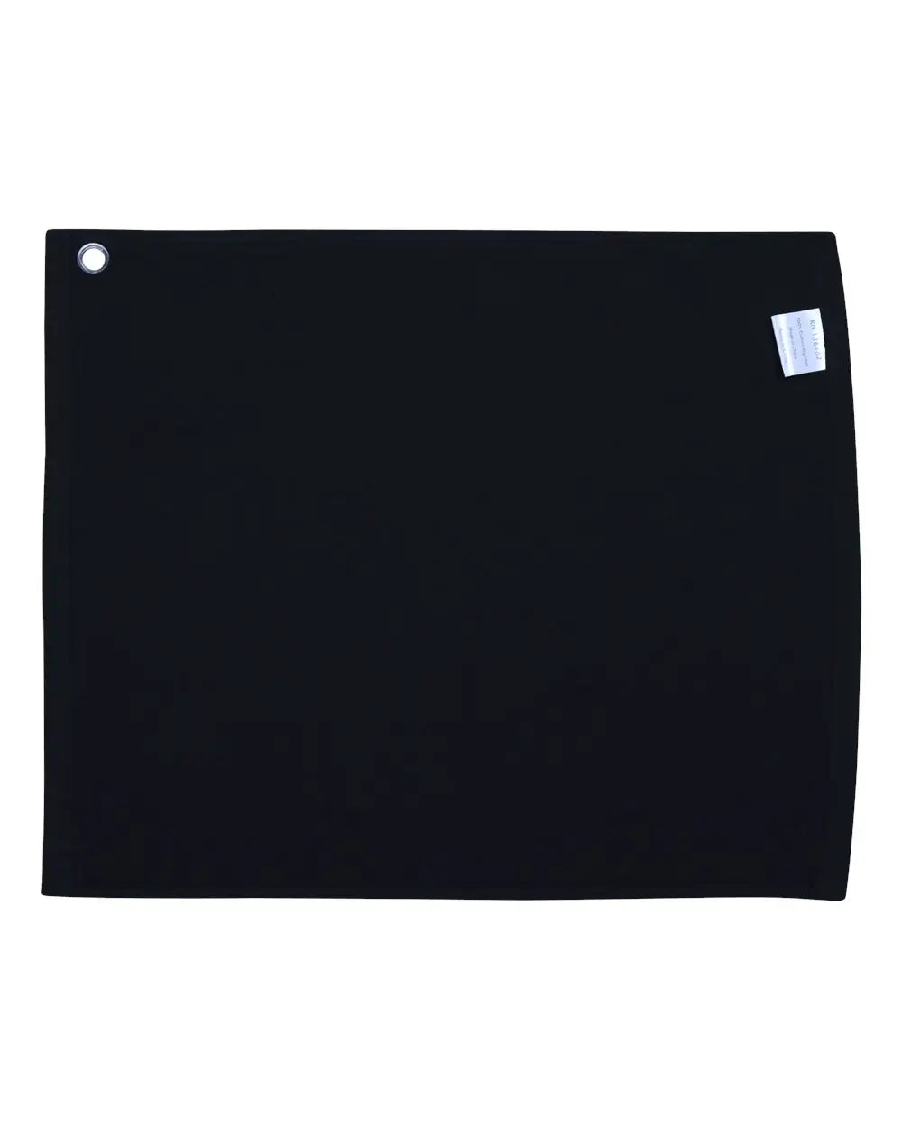 Carmel Towel Company C1518gh Velour Hemmed with Grommet & Hook - Black - one Size Fits Most