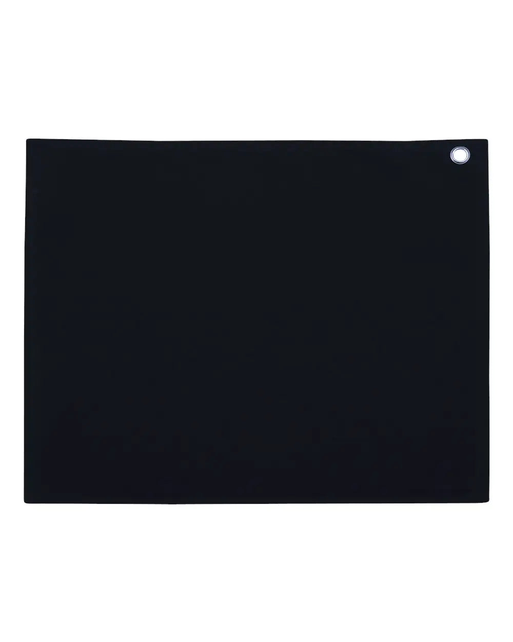 Carmel Towel Company C1518gh Velour Hemmed with Grommet & Hook - Black - one Size Fits Most