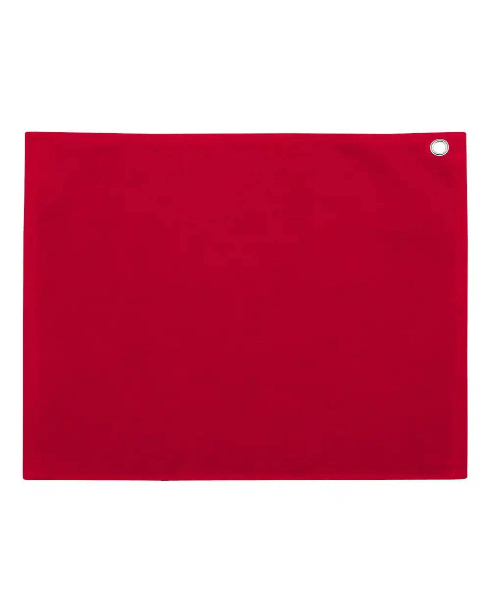 Carmel Towel Company C1518gh Velour Hemmed with Grommet & Hook - Red - one Size Fits Most
