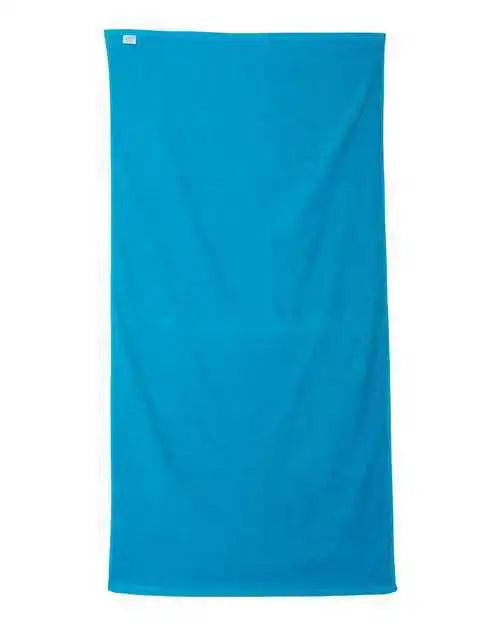 Carmel Towel Company C3060 Velour Beach Aqua / one Size Fits Most