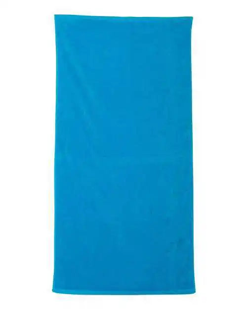 Carmel Towel Company C3060 Velour Beach Aqua / one Size Fits Most