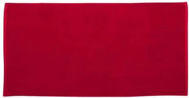 Carmel Towel Company C3060 Velour Beach - Red - one Size Fits Most