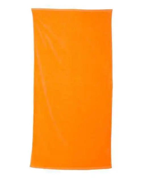 Carmel Towel Company C3060 Velour Beach - Tangerine - Orange / one Size Fits Most