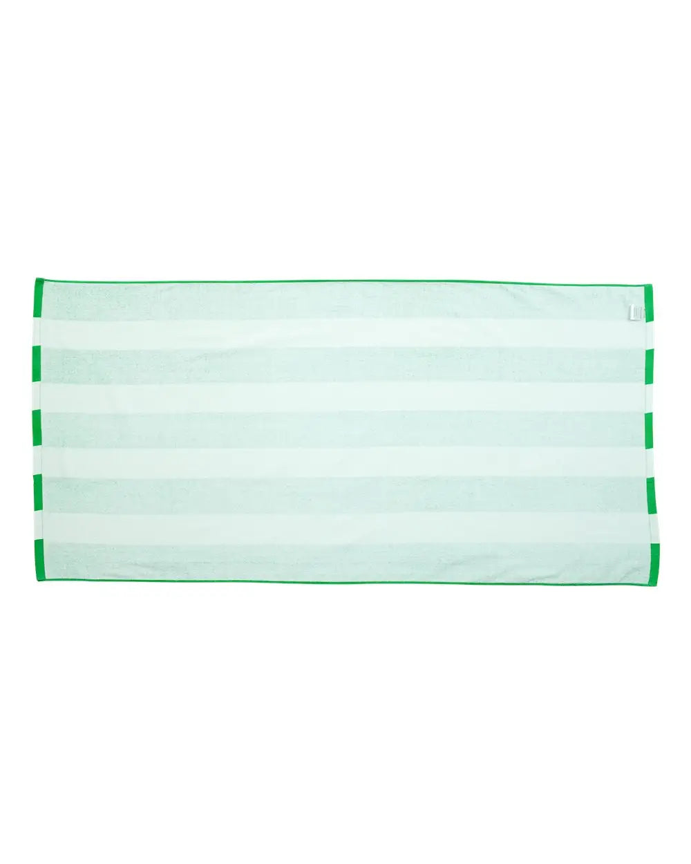 Carmel Towel Company C3060s Cabana Stripe Velour Beach - Kelly
