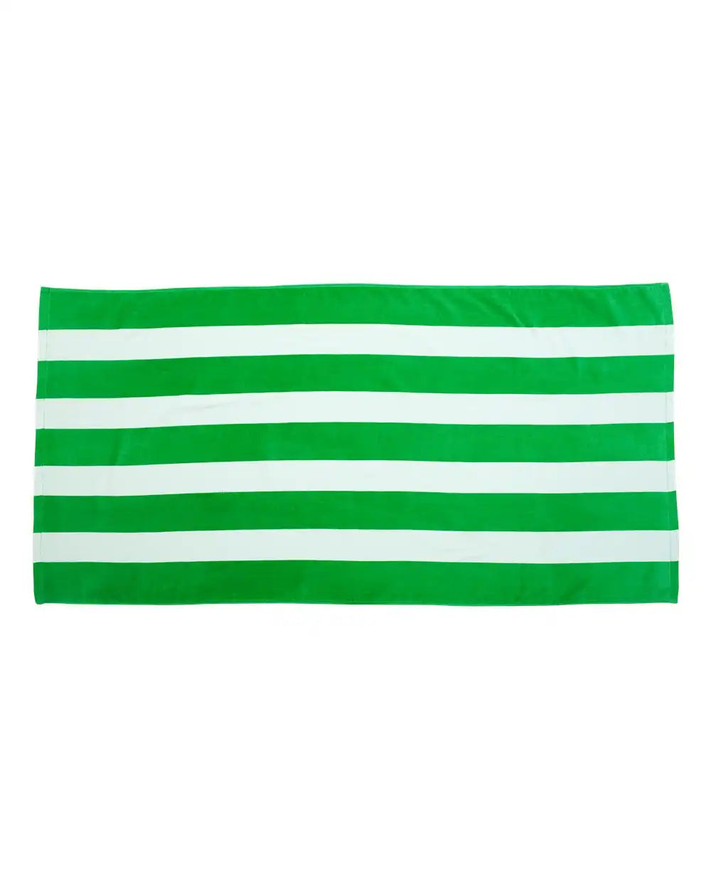 Carmel Towel Company C3060s Cabana Stripe Velour Beach - Kelly - Osfa