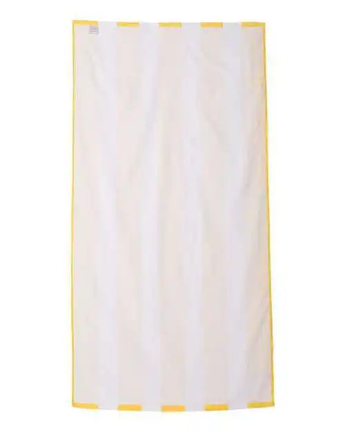 Carmel Towel Company C3060s Cabana Stripe Velour Beach - Sunlight