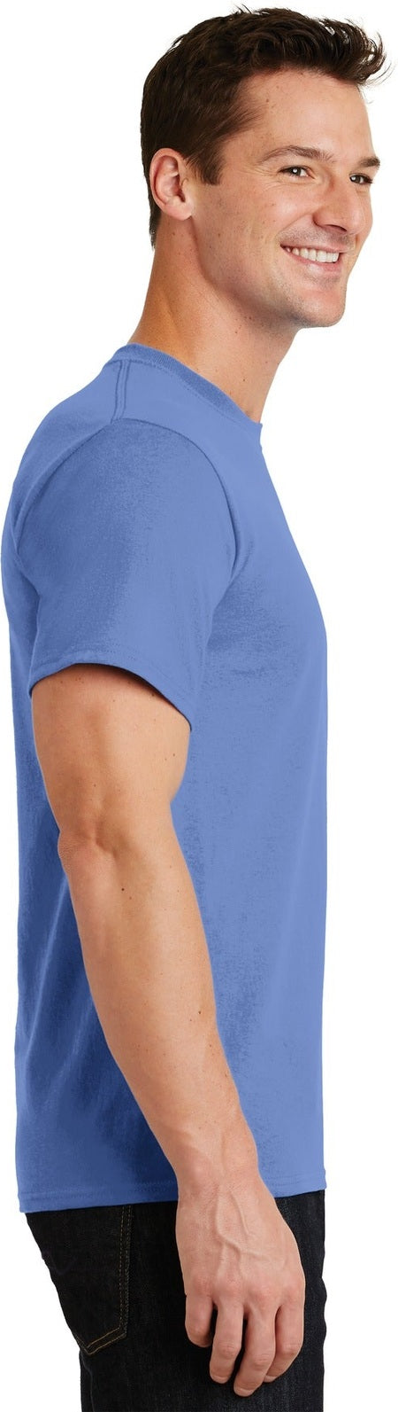 Carolina Blue Port & Co Essential Tee. PC61