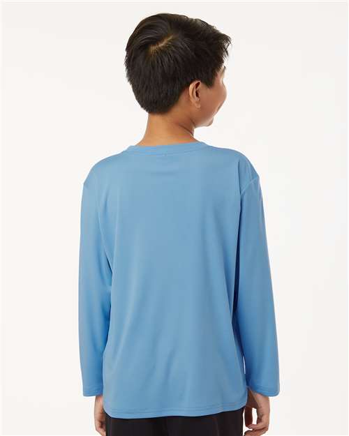 Carolina Blue Pro-Lock Youth Performance Long Sleeve T-Shirt - 48400Y