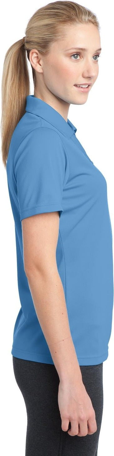 Carolina Blue Sport-Tek Women's PosiCharge Micro-Mesh Polo. LST680