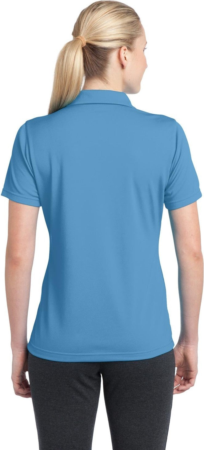 Carolina Blue Sport-Tek Women's PosiCharge Micro-Mesh Polo. LST680