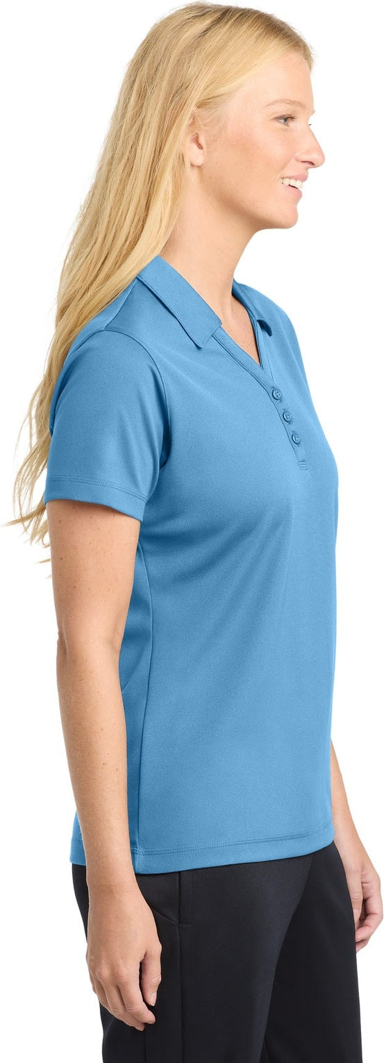 Carolina Blue Sport-Tek Women's PosiCharge Micro-Mesh Polo. LST680