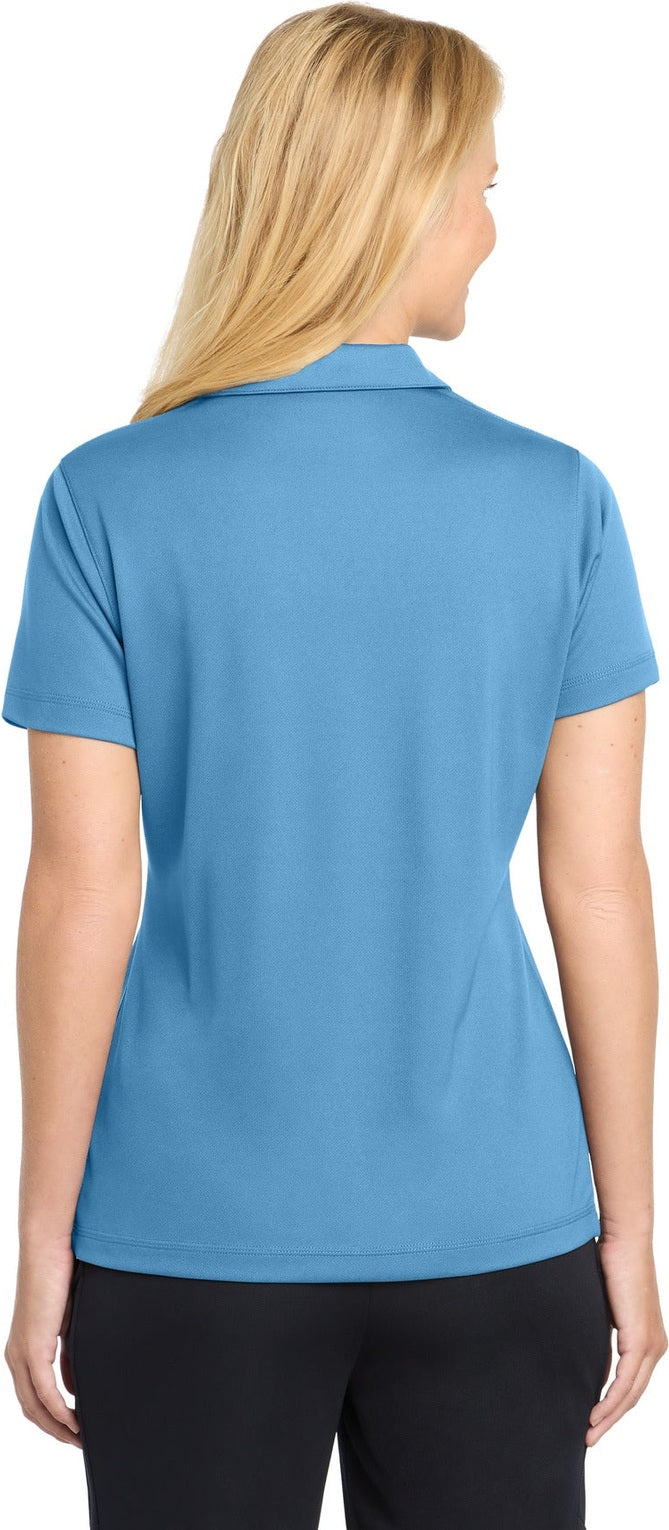 Carolina Blue Sport-Tek Women's PosiCharge Micro-Mesh Polo. LST680