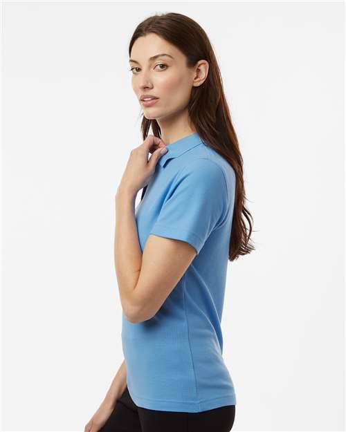 Carolina Blue Women&#39;s Pique Polo - 62800L