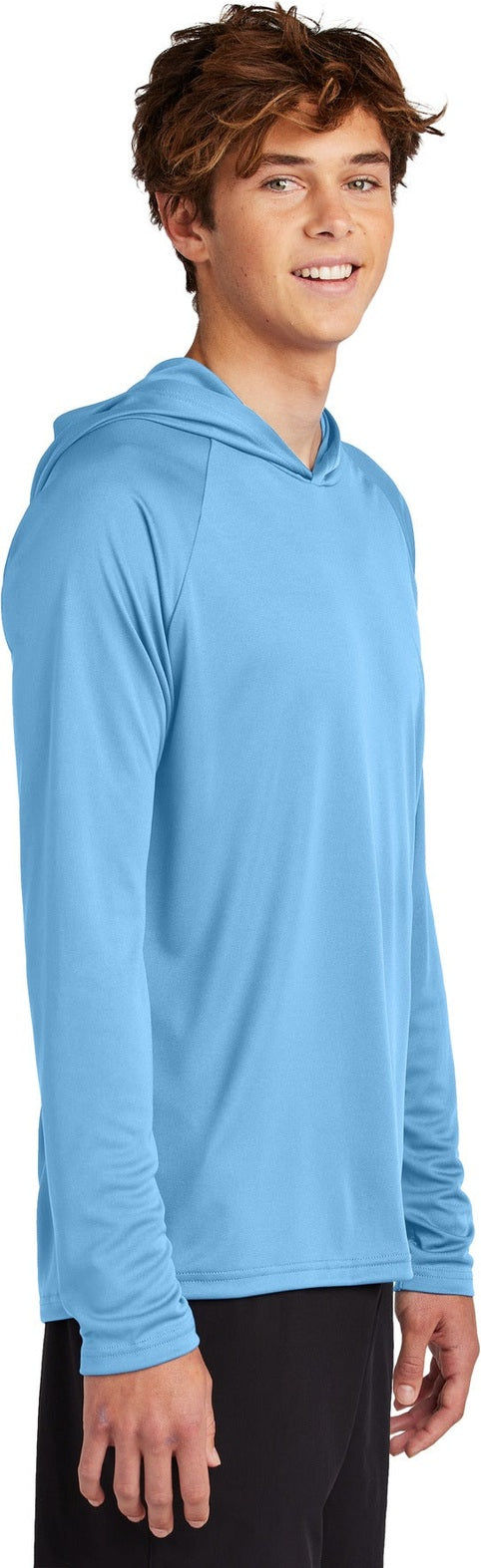 CarolinaBl Port & Co Performance Pullover Hooded Tee PC380H