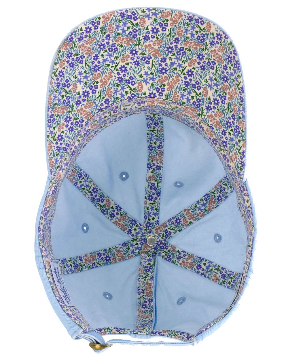 Cashmere Blue/ Floral Women's Pigment-Dyed with Fashion Undervisor Cap - CASSIE