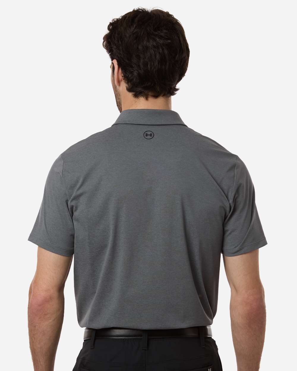 Castlerock/ Titan Grey/ Black Men's Drive Bonded Polo - 6009652 plain