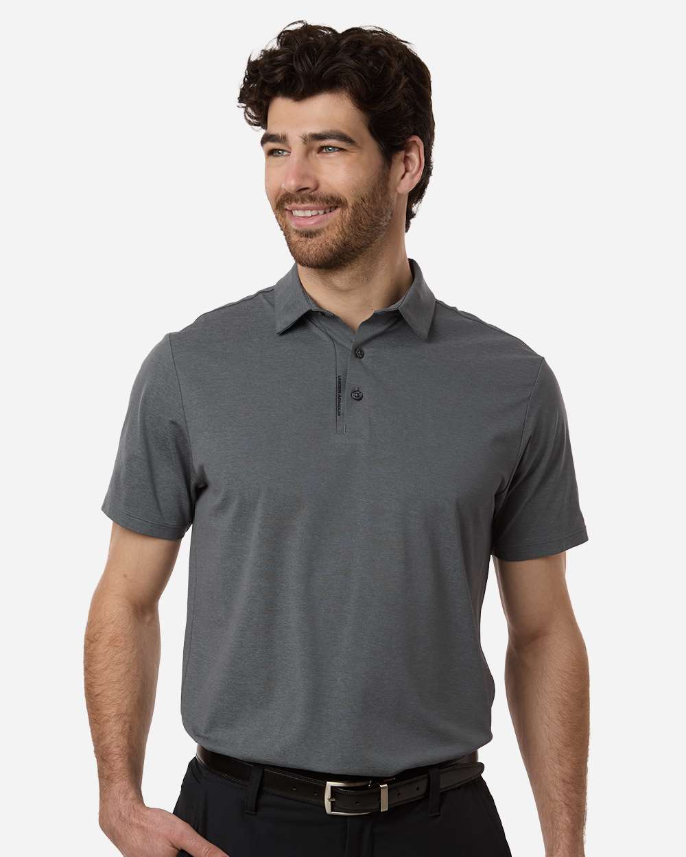 Castlerock/ Titan Grey/ Black Men's Drive Bonded Polo - 6009652