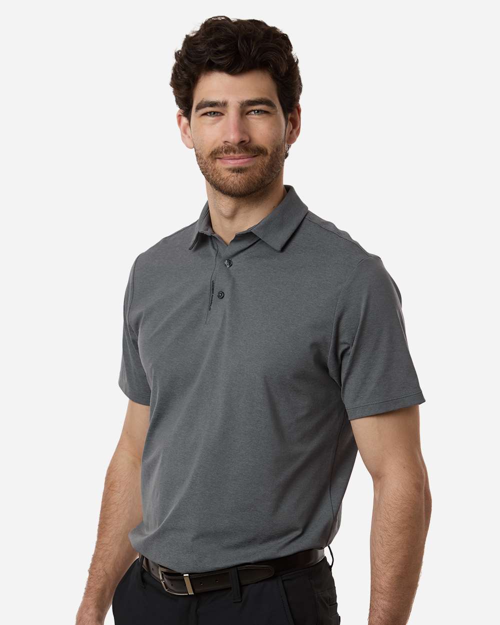 Castlerock/ Titan Grey/ Black Men's Drive Bonded Polo - 6009652