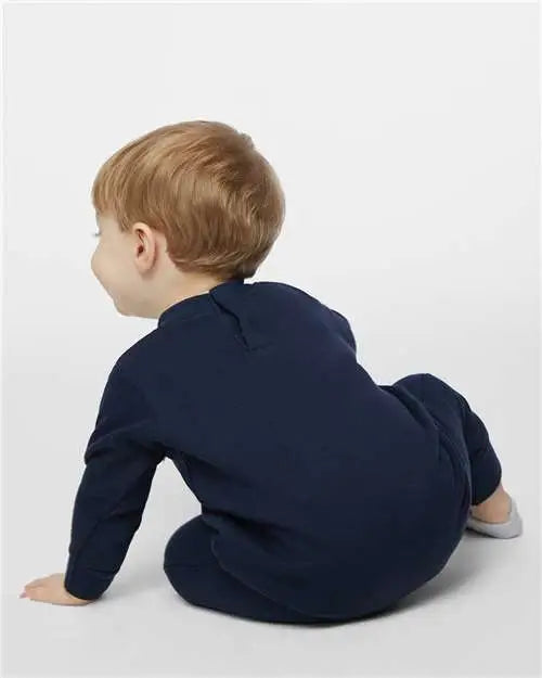 Rabbit Skins 4447 Infant Fleece One-piece - Navy