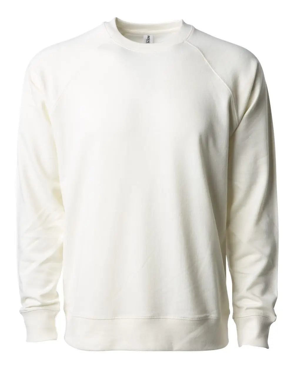 Independent Trading Co. Ss1000c Icon Lightweight Loopback Terry Crewneck Sweatshirt - Bone - Ivory / Xs