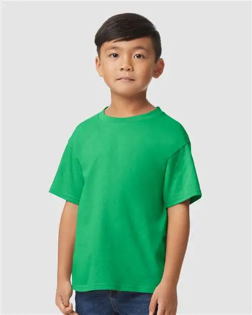 Gildan 65000b Softstyle® Youth Midweight T-shirt - Irish Green