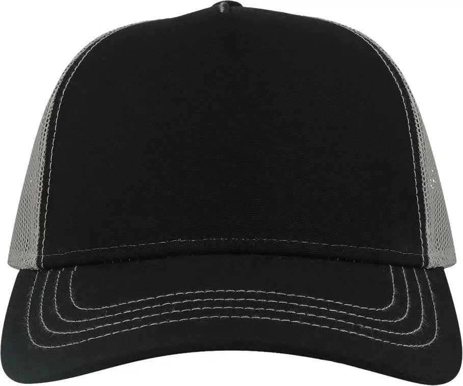 Atlantis Headwear Rapper Sustainable Canvas Cap - Black Grey - Gray / one Size Fits Most