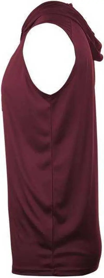 Badger Sport 2108 B-core Sleeveless Hood Youth Tee - Maroon