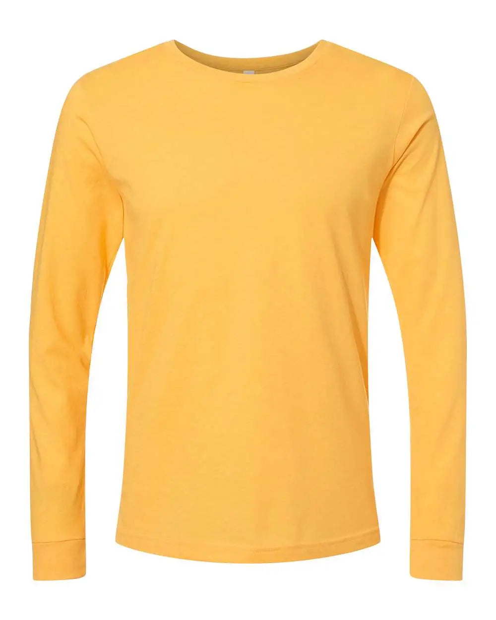 Bella + Canvas 3501cvc Heather Cvc Long Sleeve Tee - Yellow Gold - Xs
