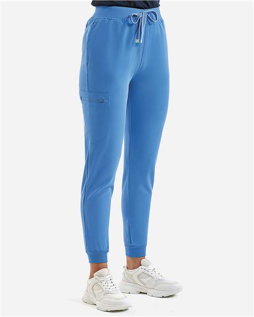 Ceil Blue Women&#39;s Energized Stretch Jogger Scrub Pants - NN610
