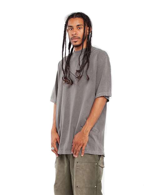 Cement Garment-Dyed Crewneck T-Shirt - SHGD