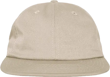 Decky 200 Relaxed Flat Bill Cotton Cap - Khaki - one Size Fits Most