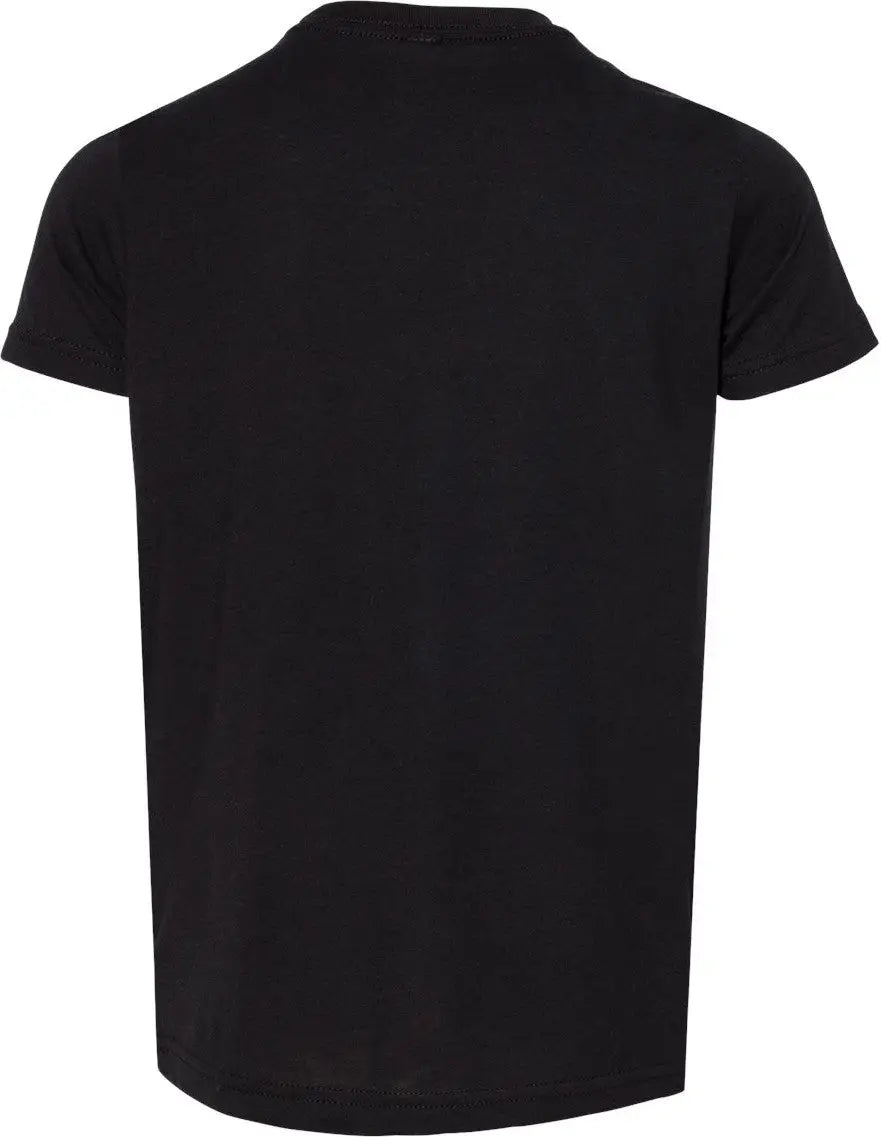 Bella + Canvas 3413y Youth Triblend Tee - Solid Black - s