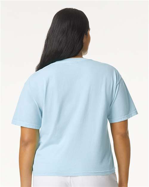 Chambray Women&#39;s Heavyweight Boxy T-Shirt - 3023CL